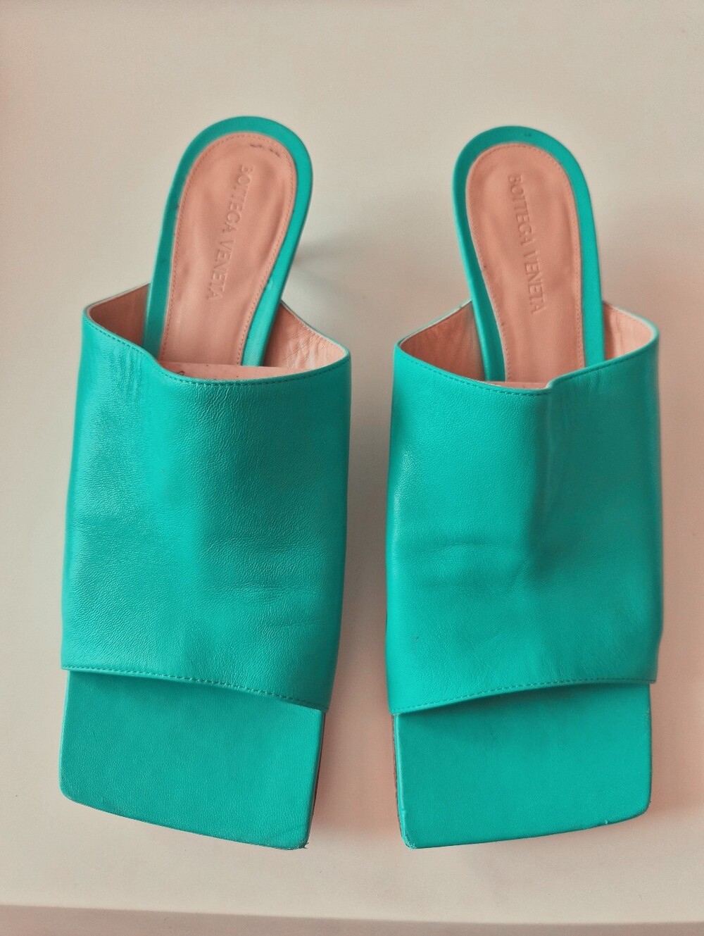 Bottega Veneta Women's Green Mules